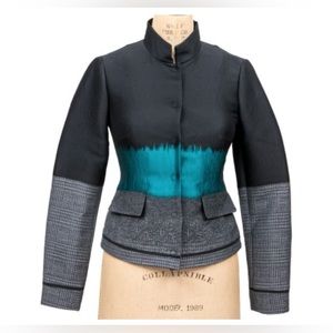 per se skirt and blazer suit set